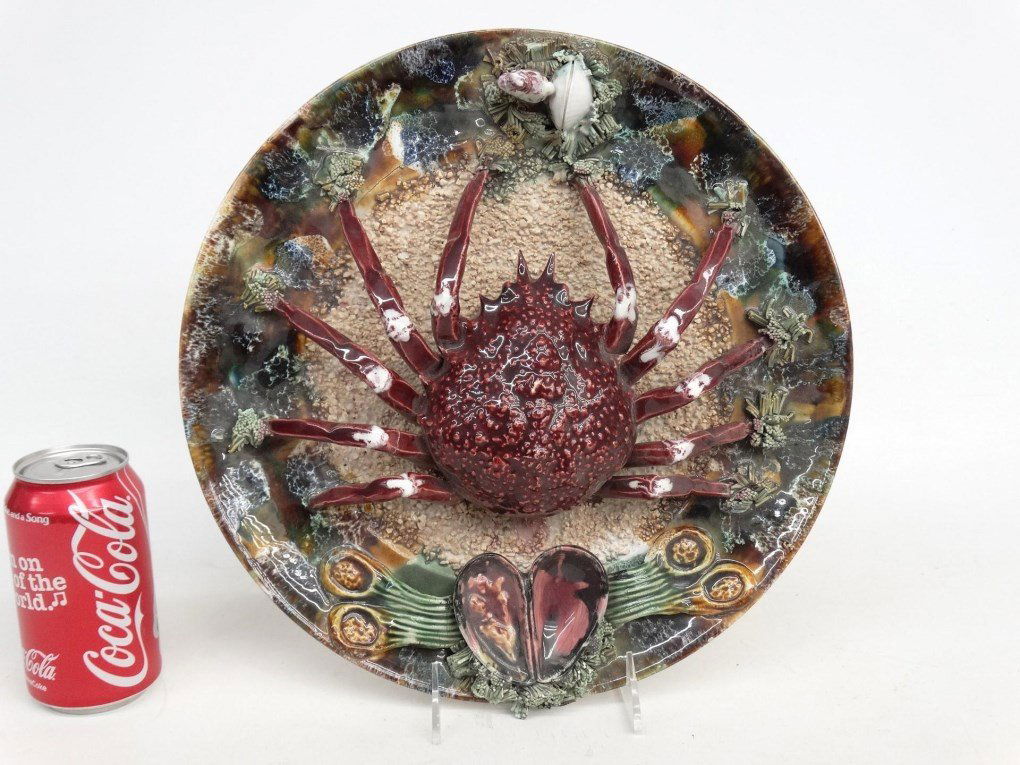 Majolica Crab Plate (1 of 5)
