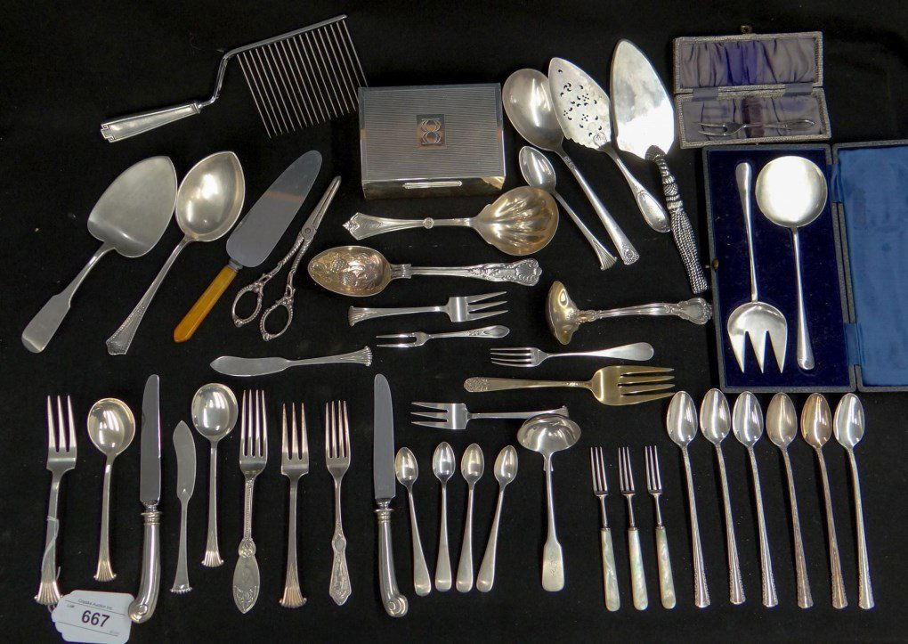 Sterling Silver & Silverplate Lot (1 of 10)