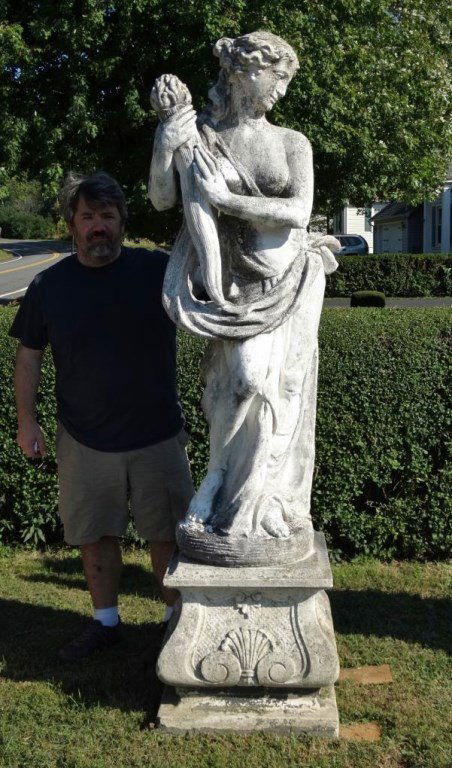 Poured Stone Statue (1 of 8)