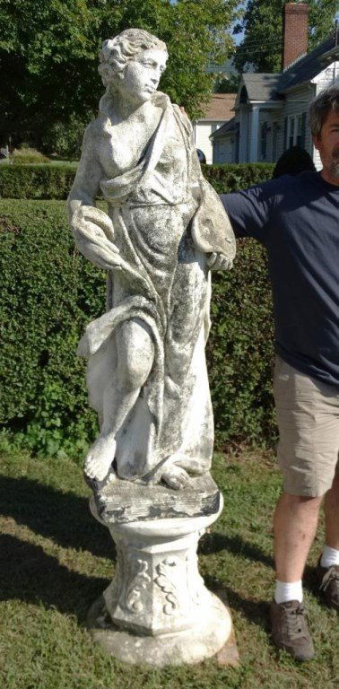 Poured Stone Statue (1 of 8)