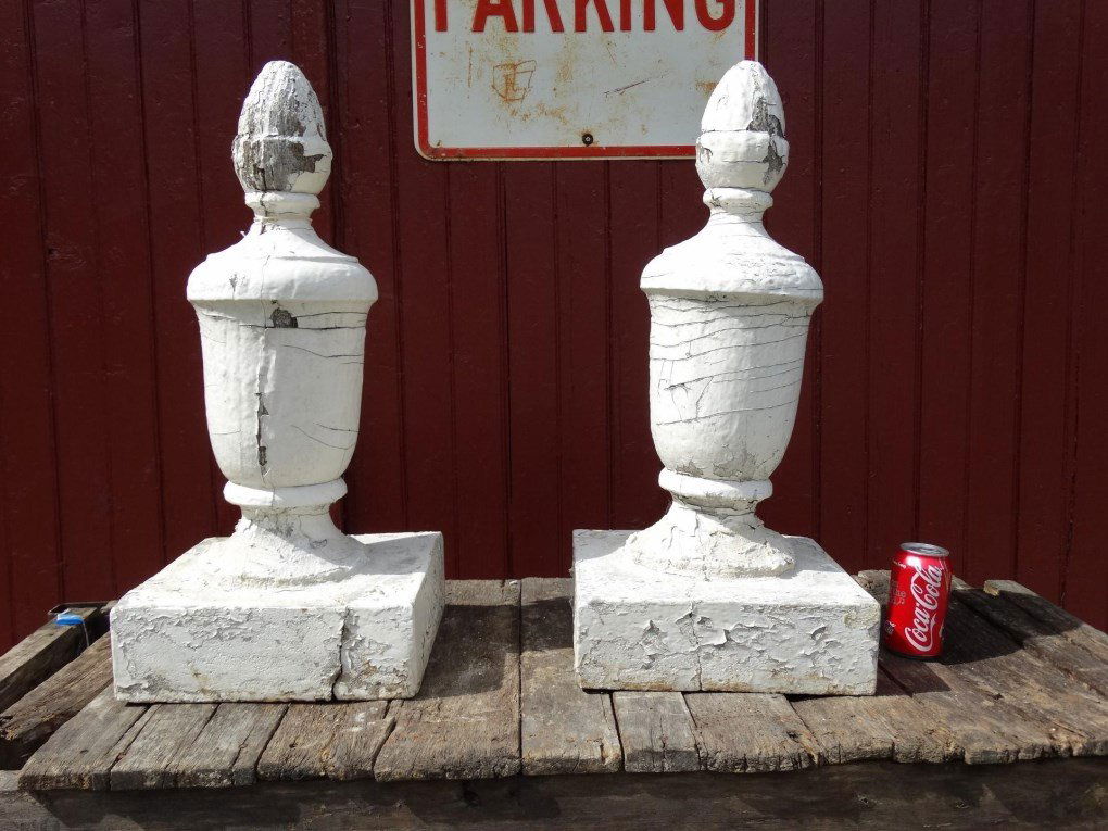 Pair Of Wooden Finials (1 of 7)