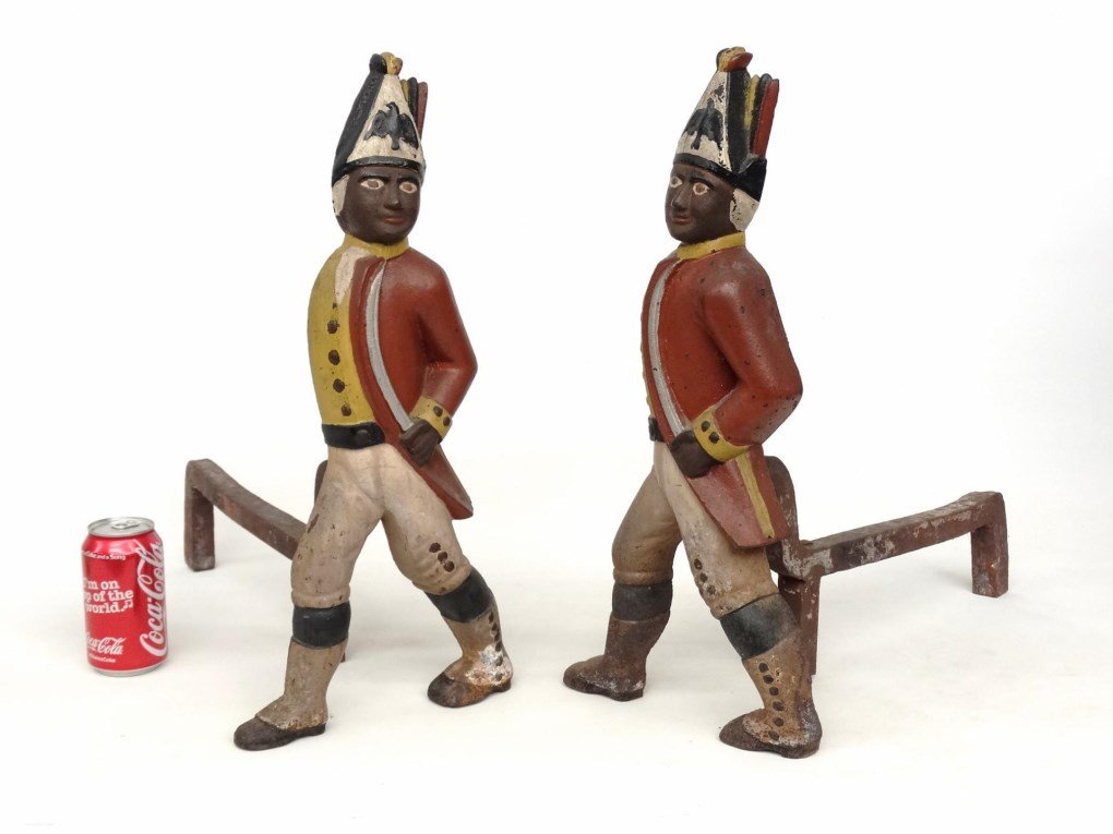 Pair Of Hessian Soldier Andirons (1 of 6)
