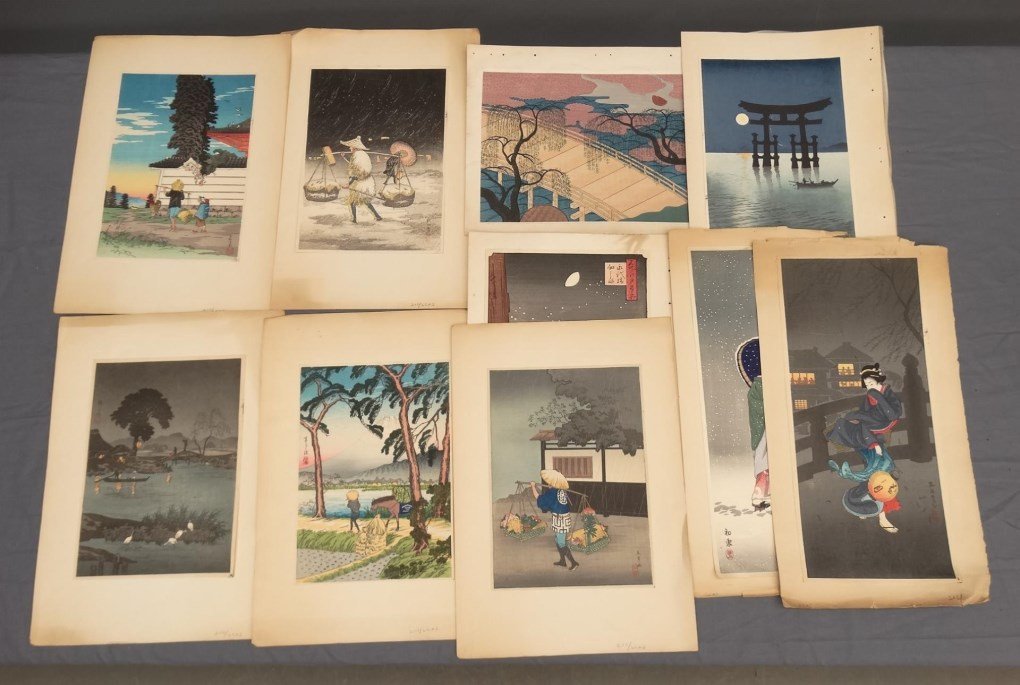 Japanese Woodblock Prints (1 of 8)