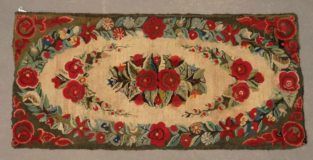 19th c. Hooked Rug (1 of 3)