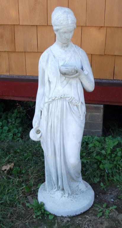 Cement Statue Of A Woman (1 of 6)