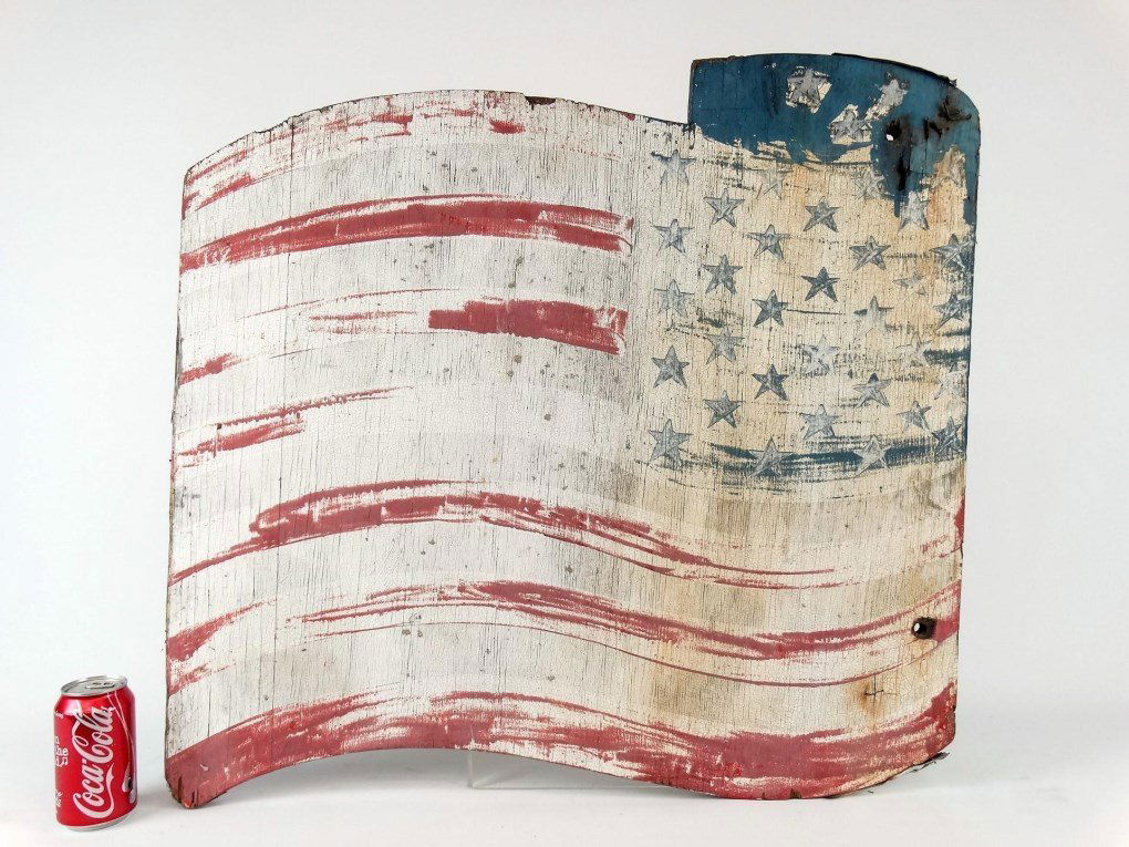 Wooden Flag Sign (1 of 10)