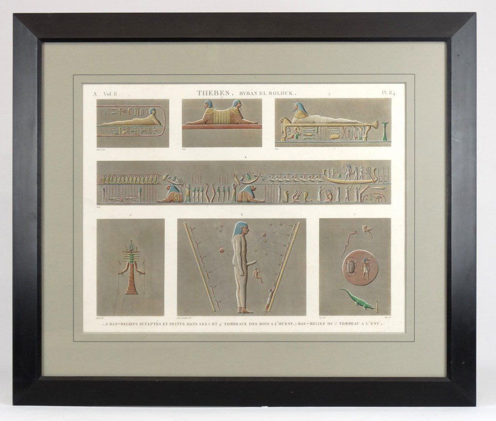 Thebes Bas Relief's Napoleonic Expedition (1 of 6)