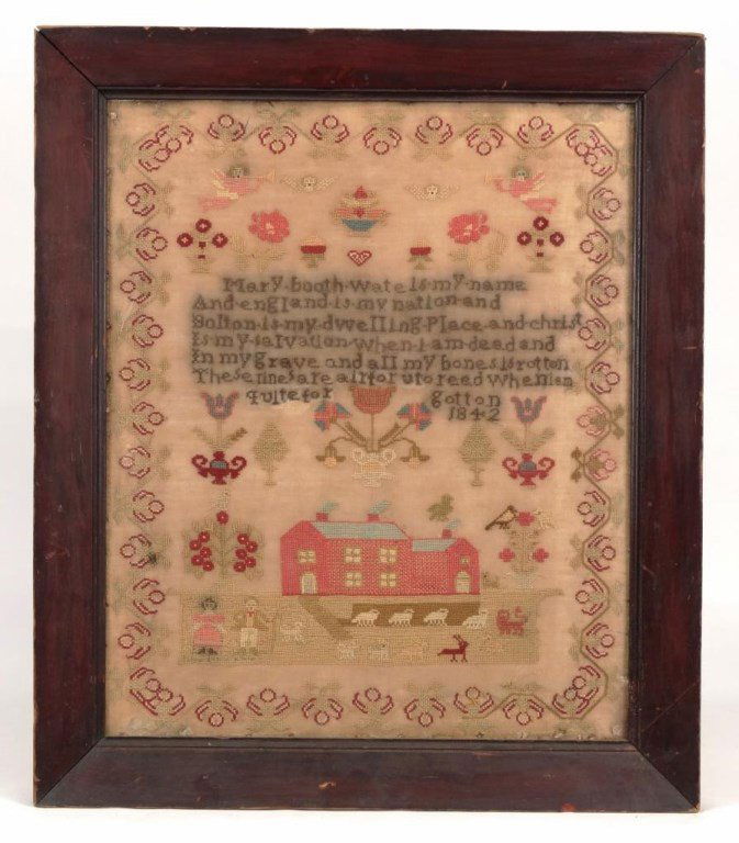 19th c. Sampler (1 of 6)