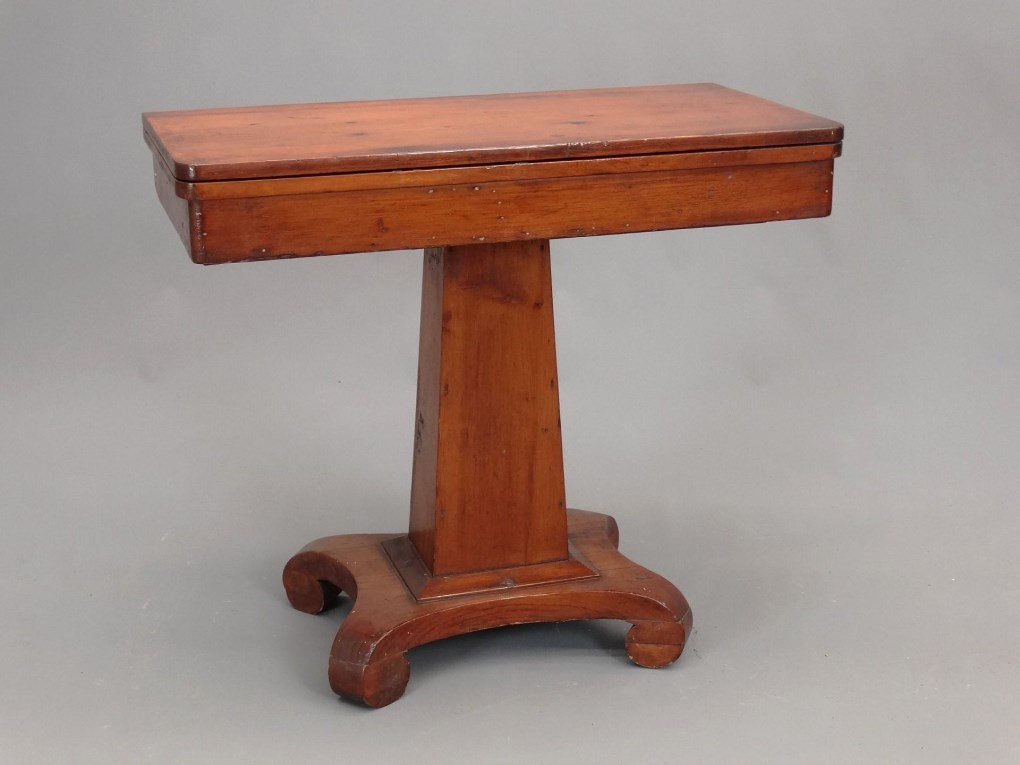 19th c. Empire Card Table (1 of 4)