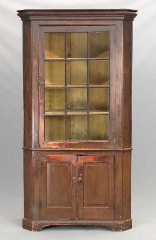 19th c. Corner Cupboard (1 of 10)