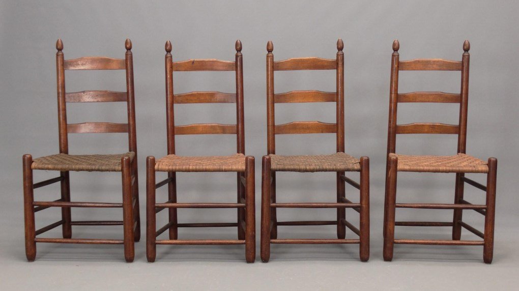 Set of Four Shaker Chairs (1 of 7)