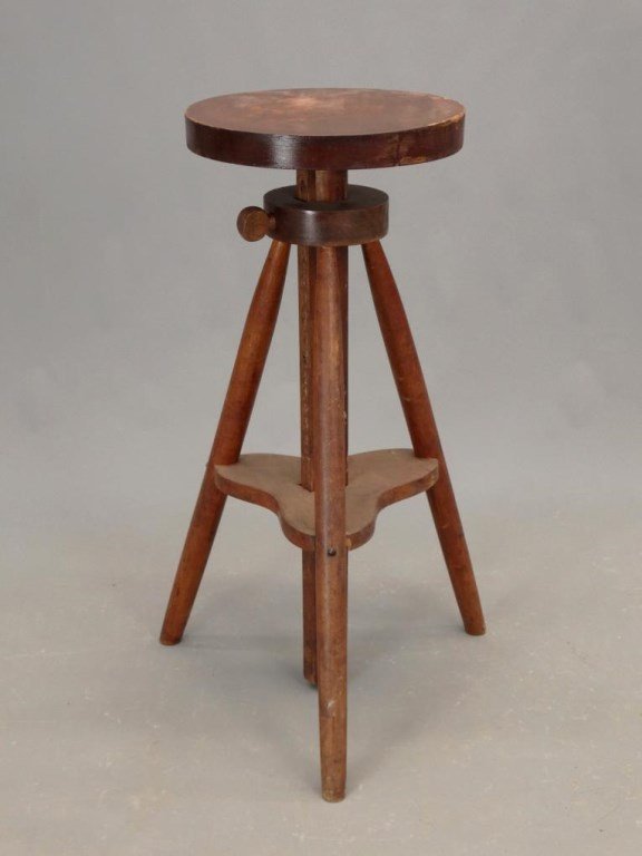 19th c. Shaker Work Stool (1 of 7)