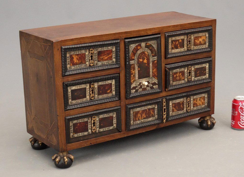 19th c. Continental Valuables Cabinet (1 of 10)