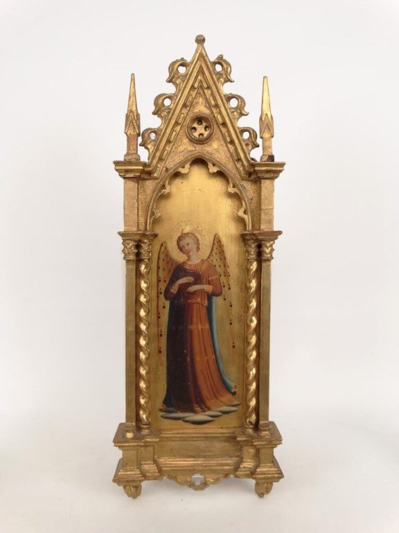 Italian Religious Icon With Carved Frame (1 of 10)