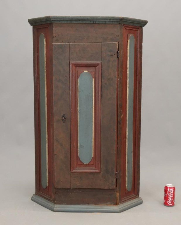 19th c. Scandinavian Hanging Corner Cupboard (1 of 6)