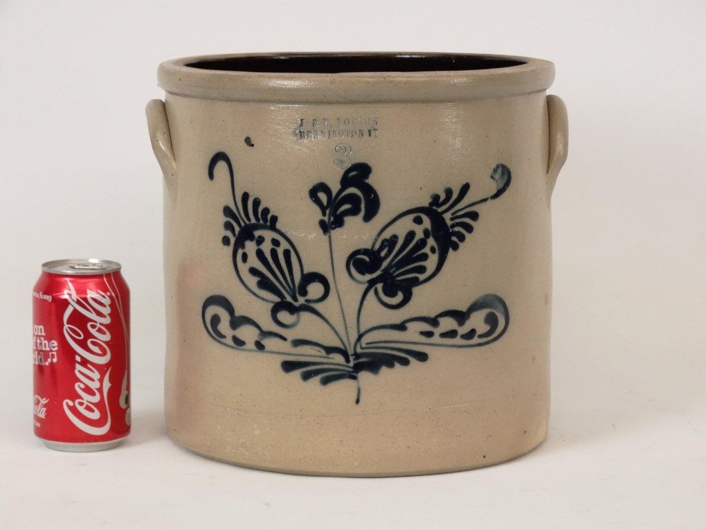 19th c. Stoneware Crock (1 of 7)