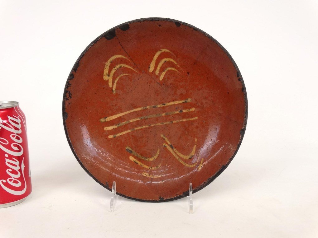 19th c. Redware Dish (1 of 5)