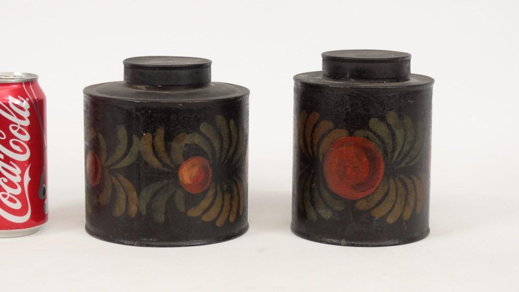 19th c. Toleware Tins (1 of 5)