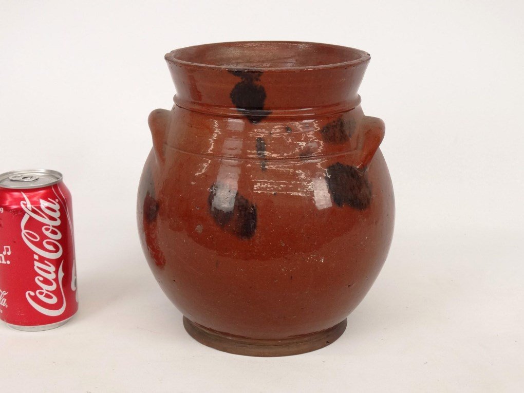 19th c. Redware Crock (1 of 5)