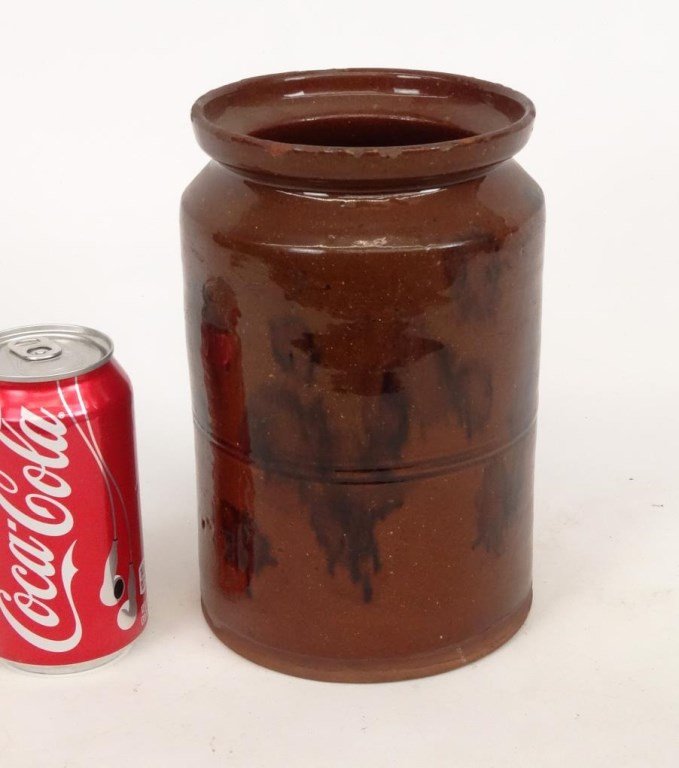 19th c. Redware Jar (1 of 6)