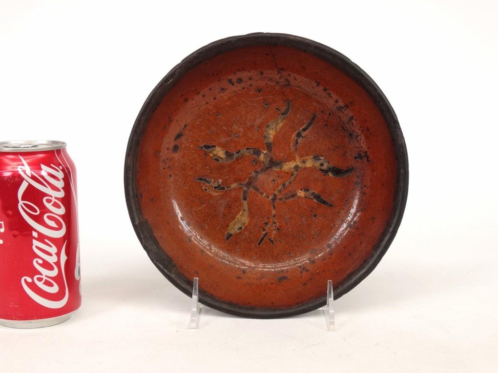 19th c. Redware Dish (1 of 5)