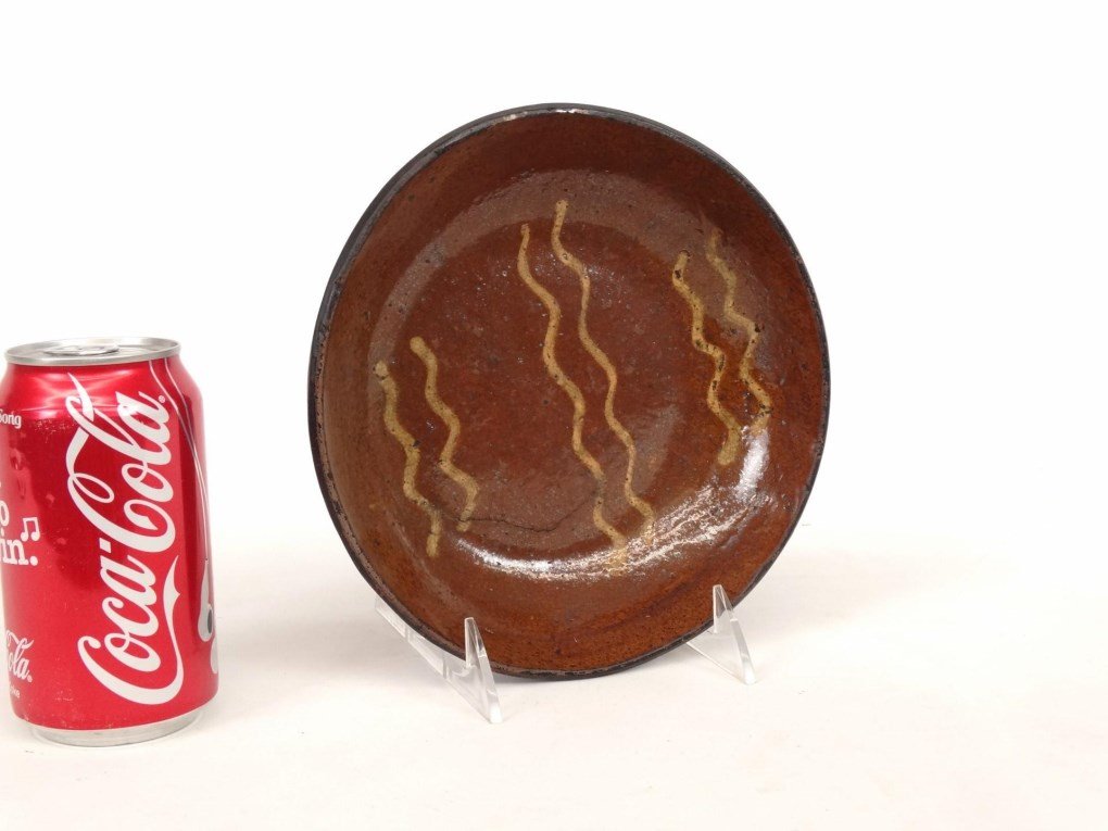 19th c. Redware Dish (1 of 4)