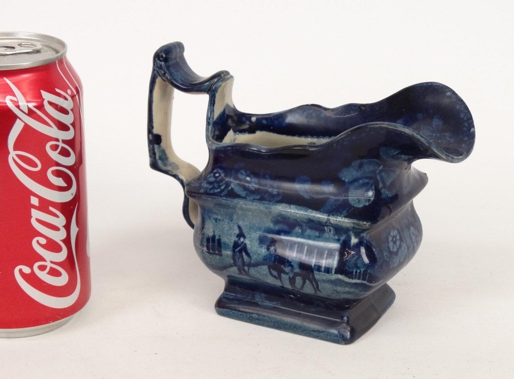 Staffordshire Blue And White Pitcher (1 of 7)