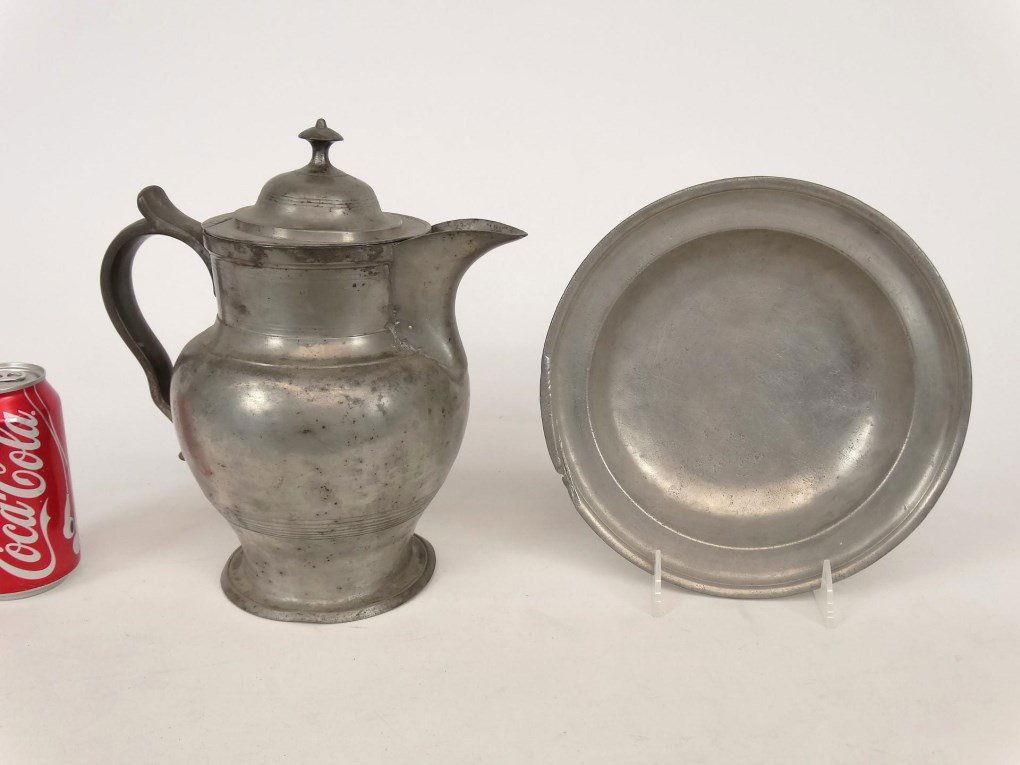 19th c. Pewter Lot (1 of 7)