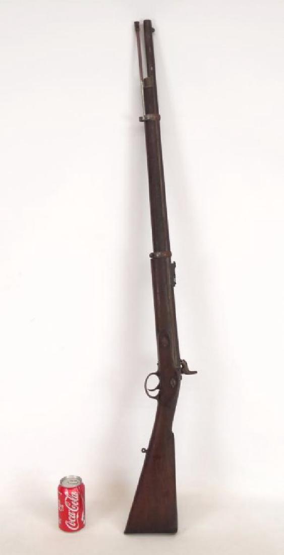 John Dickson & Son, Edinburgh, Rifle: Early John Dickinson & Son, Edinburg percussion rifle. 48 1/2" L..