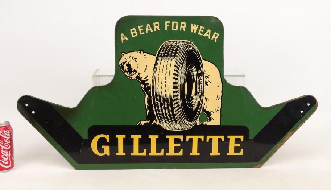 "GILLETTE" Advertising Sign (1 of 5)