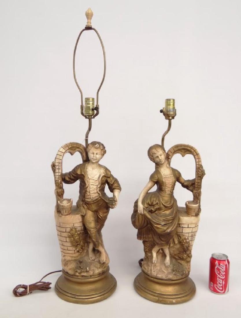 Pair Composition Lamps. (1 of 3)