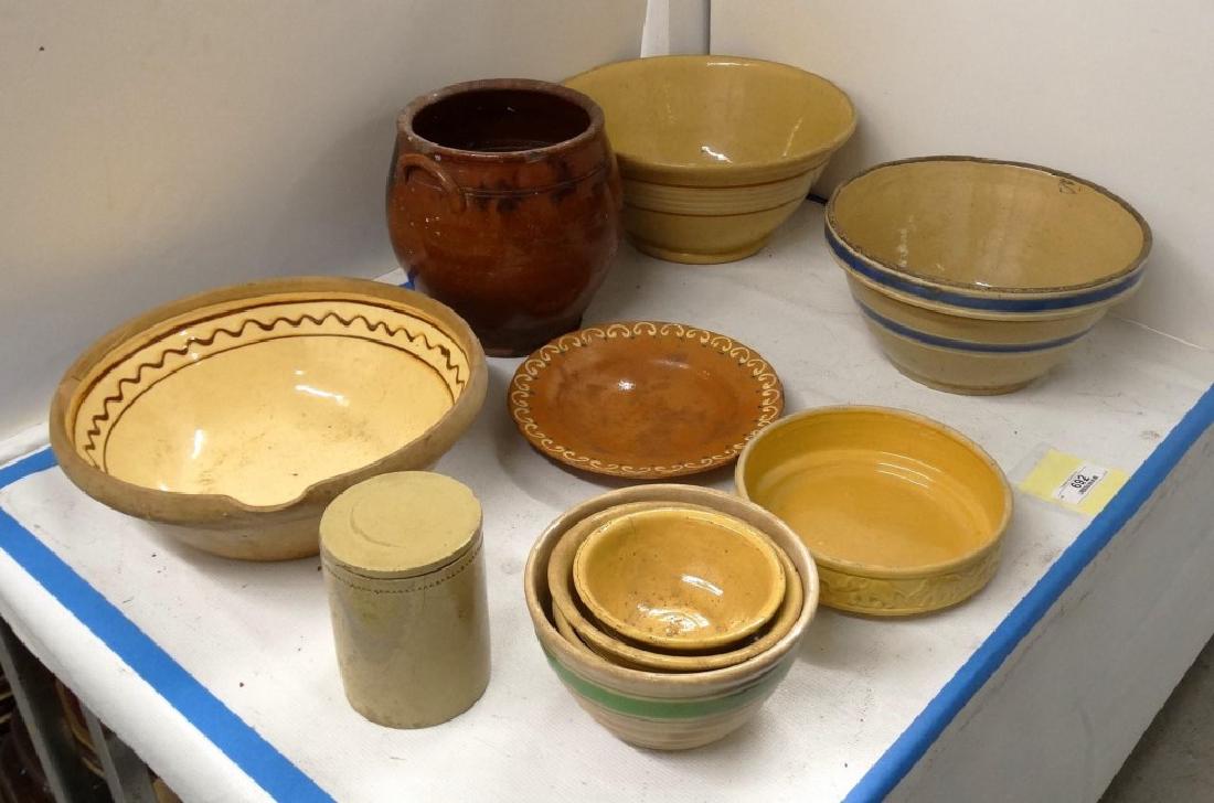 Redware And Pottery Lot (1 of 8)
