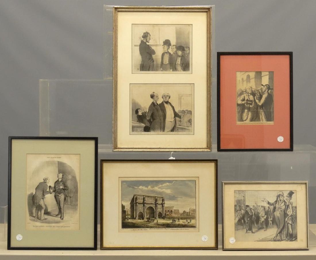 Honore Daumier Prints & Continental Print (1 of 7)