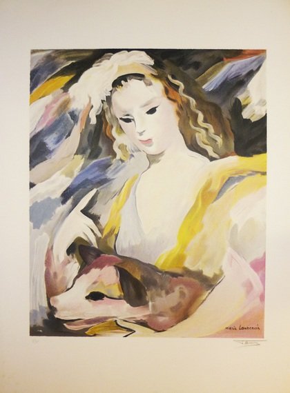 LAURENCIN Marie #31 original lithograph in colour