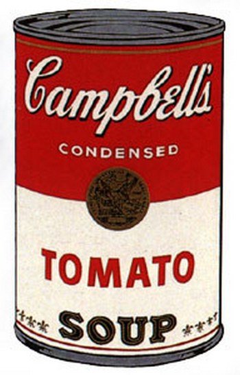 ANDY WARHOL"Campbell's tomato soup can"