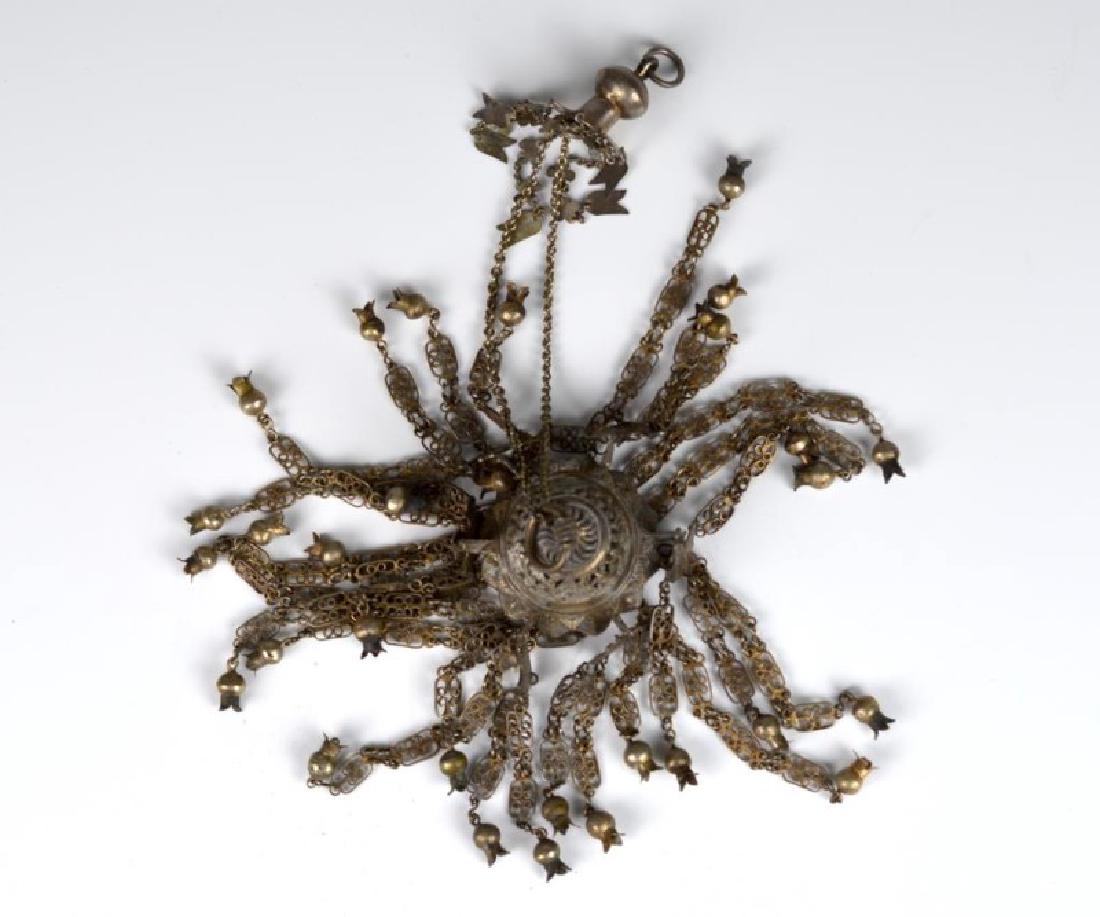 ASIAN SILVER ALLOY HANGING DECORATION (1 of 4)