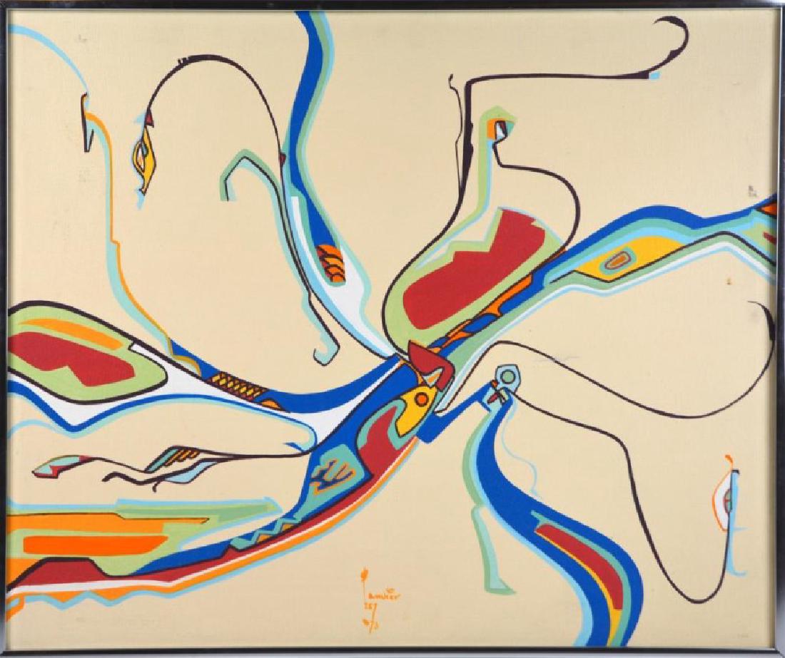 ALEX JANVIER (Native Canadian, 1935- ) (1 of 5)