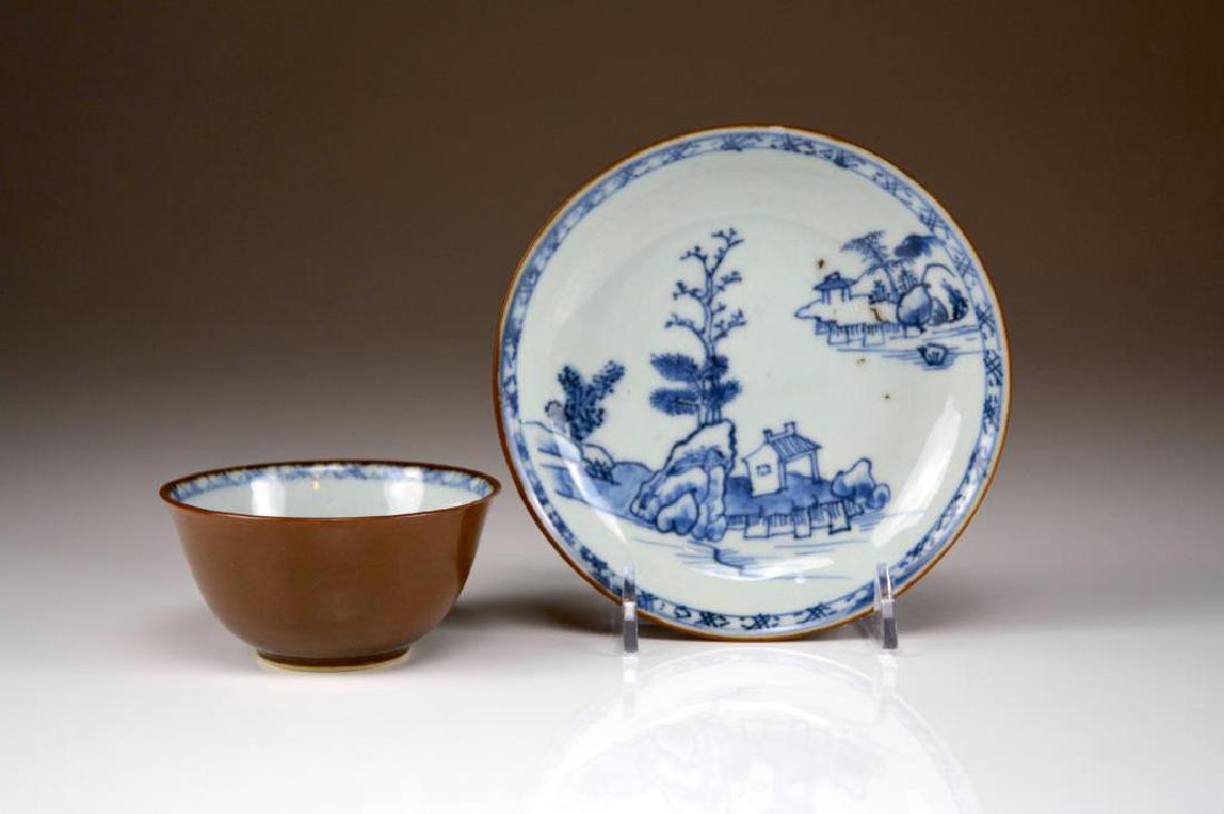 CHINESE EXPORT NANKNG CARGO PORCELAIN CUP AND DISH (1 of 3)