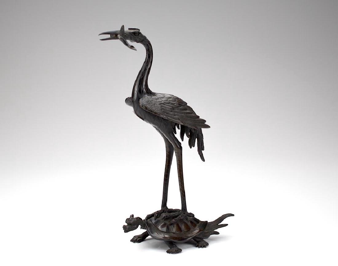 CHINESE BRONZE FIGURAL INCENSE HOLDER (1 of 14)