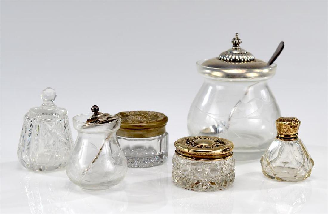 Lot of assorted glass and silver pieces (1 of 1)