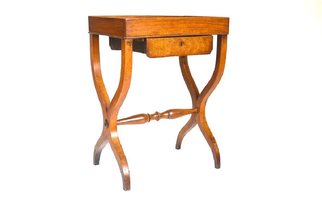 FRENCH CHARLES X MAHOGANY SIDE TABLE (1 of 6)