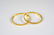 Two yellow gold Persian bangle bracelets