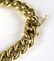 14k yellow gold curb link bracelet - 2