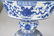 PAIR OF CHINESE BLUE & WHITE PORCELAIN PRICKETS - 3