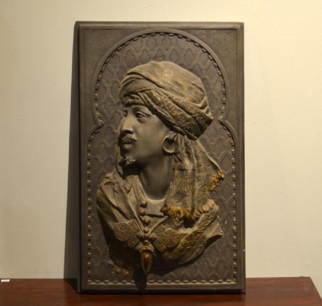 Arthur WAAGEN (German, 1833-1898) bronze plaque (1 of 2)