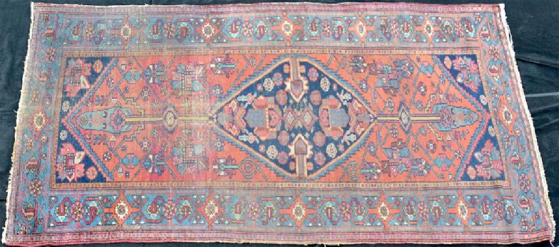Caucasian semi antique geometric rug (1 of 6)