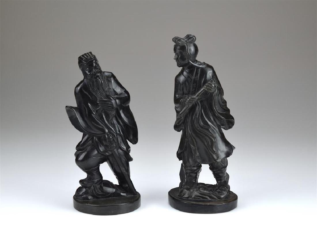 Two Chinese soapstone figures (1 of 4)