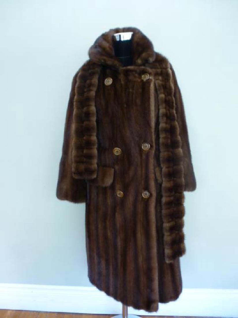 Vintage mink full length coat