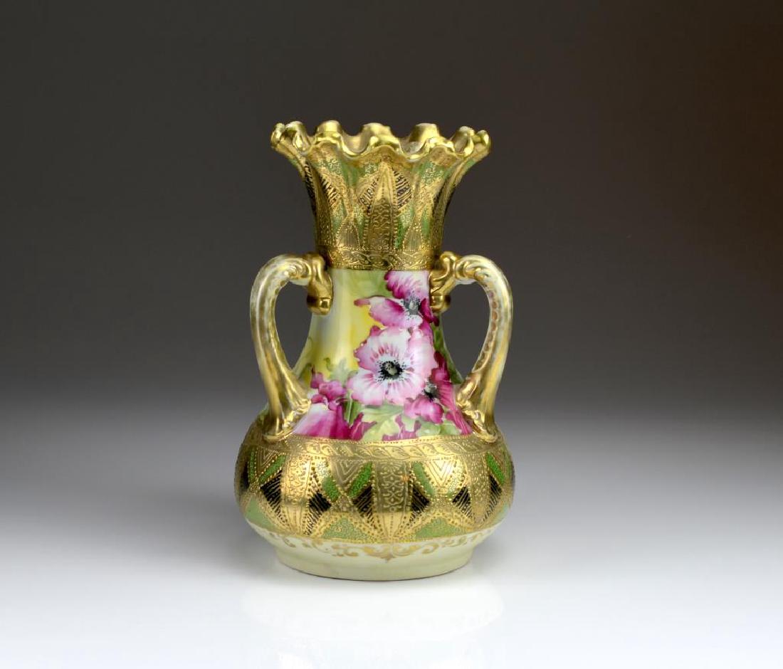 Nippon hand painted porcelain vase (1 of 4)