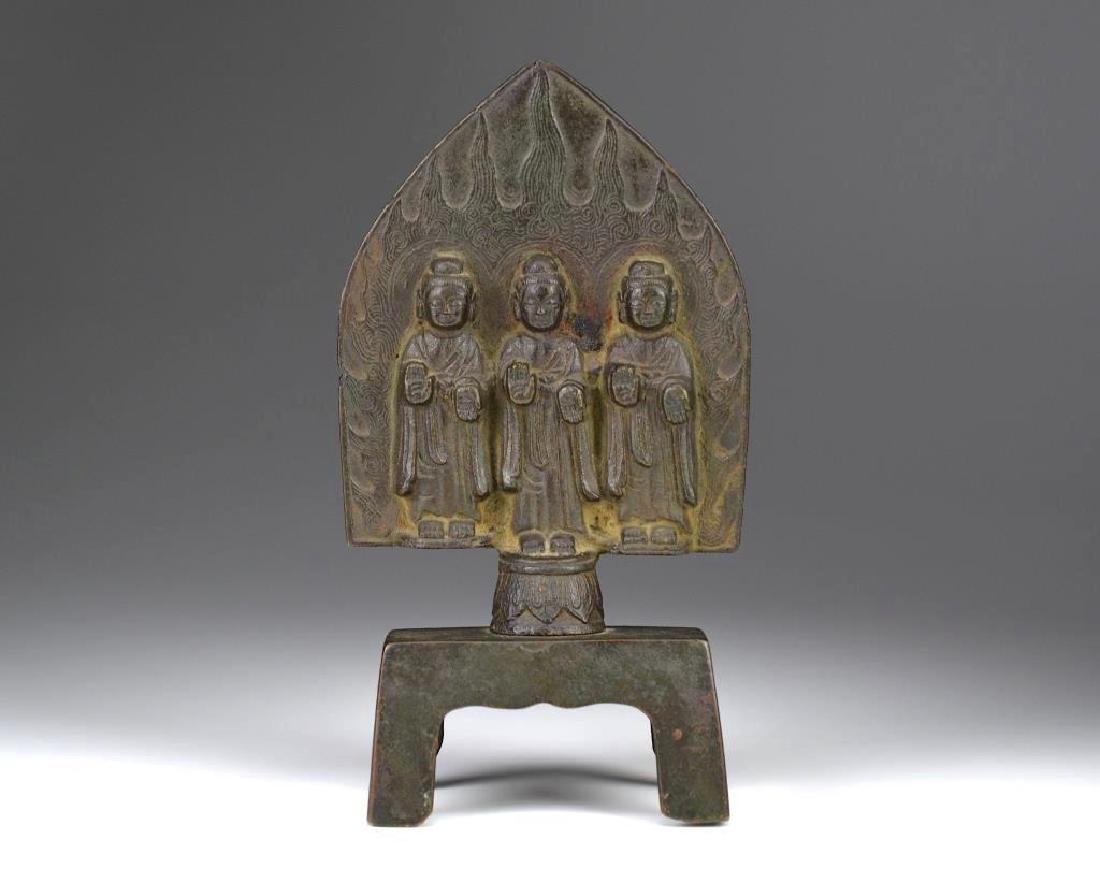 CHINESE NORTHERN WEI DATED BRONZE BUDDHIST STATUE (1 of 7)